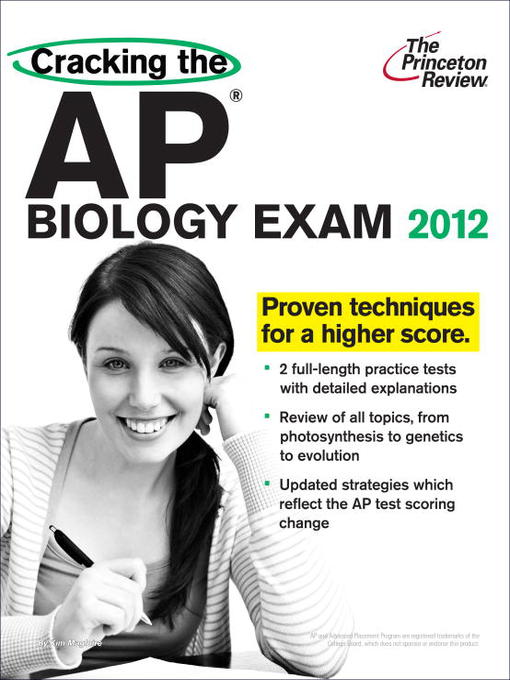 Title details for Cracking the AP Biology Exam, 2012 Edition by Princeton Review - Available